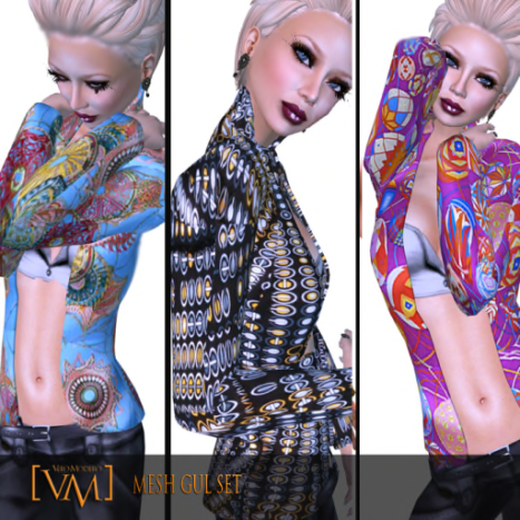 VERO MODERO GUL SET (purple only)