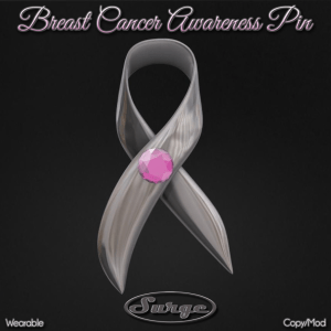 (Surge) Breast Cancer Awareness Pin