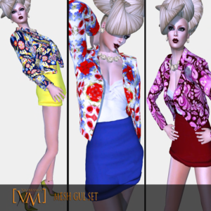 VERO MODERO MESH GUL SET