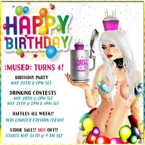 4th bday mused event