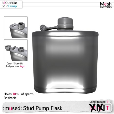 Stud Pump Flask Retail